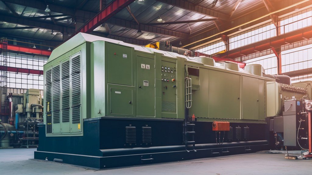 In the event of an emergency, the factory has a big electric die