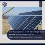 "20 MW GCC solar plant with HJT panels and sand-resistant mounting structures ensuring durable desert performance."