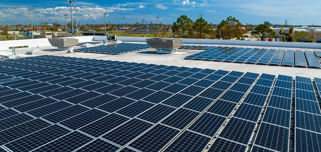 Resilient solar infrastructure in desert environment supporting global energy transition.