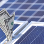 “Solar farm project finance model showcasing PV panels and clean energy investment opportunities in the Middle East.”