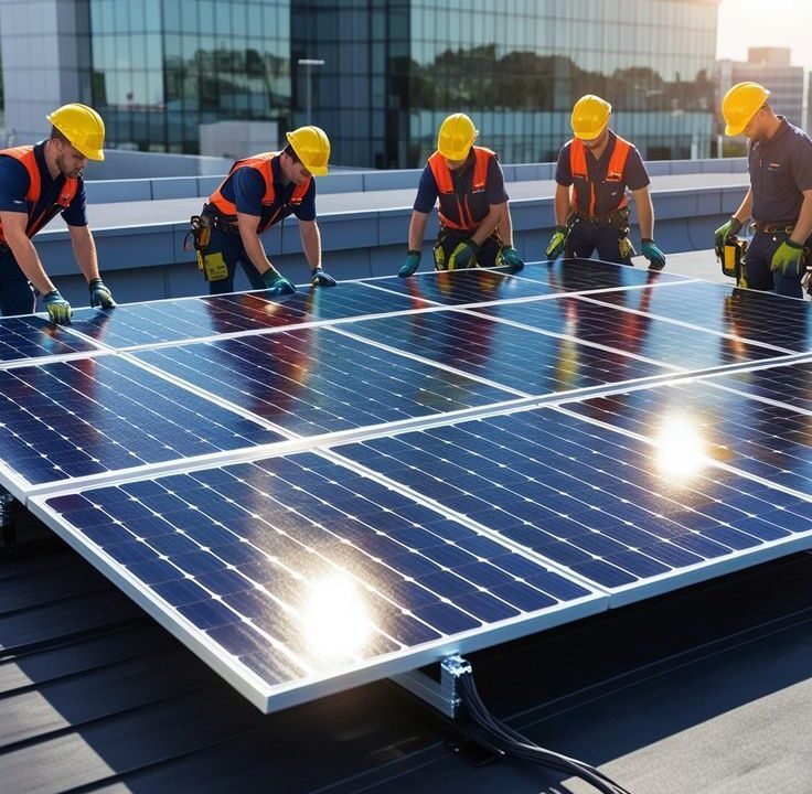 Steelbridge Export – best solar supply company in UAE, offering transparent, flexible, and monocrystalline solar panels.
