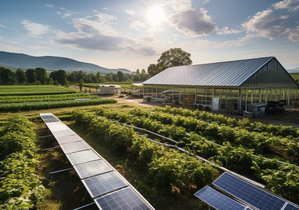 Solar panels under cloudy sky showing sustainable energy production — provided by Steelbridge Export, trusted solar energy supplier.